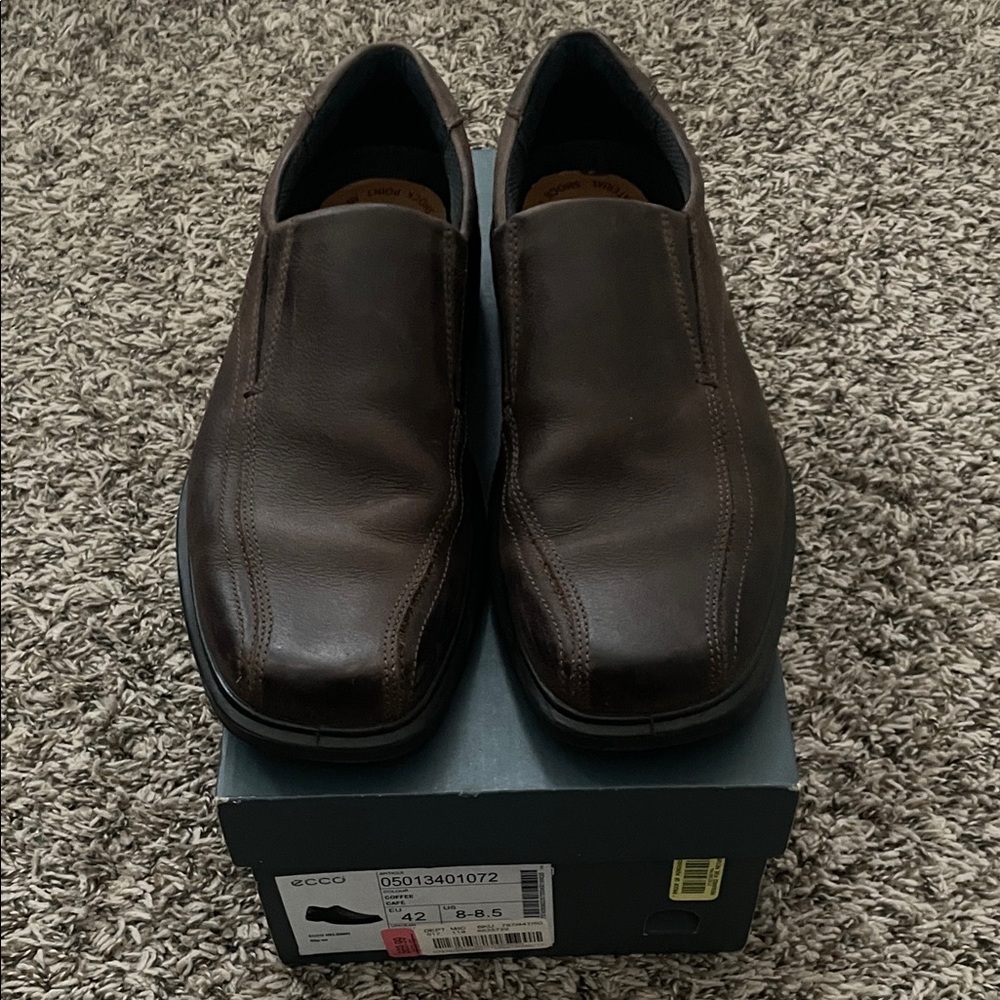 Ecco Helsinki Men's Black Slip-On Loafers